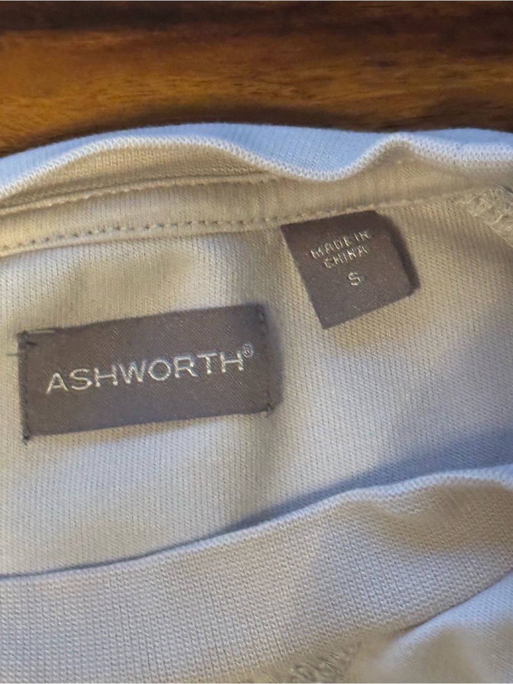 Ashworth light gray crewneck sweatshirt Golf